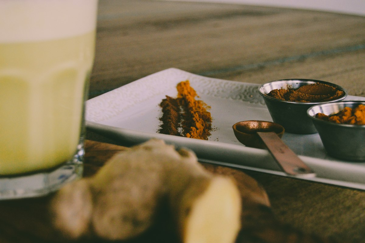 Té de jengibre y cúrcuma